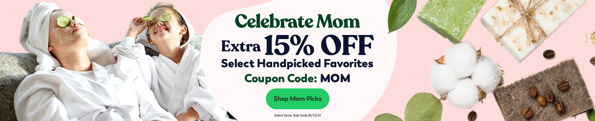 15% OFF Mother's Day Sale